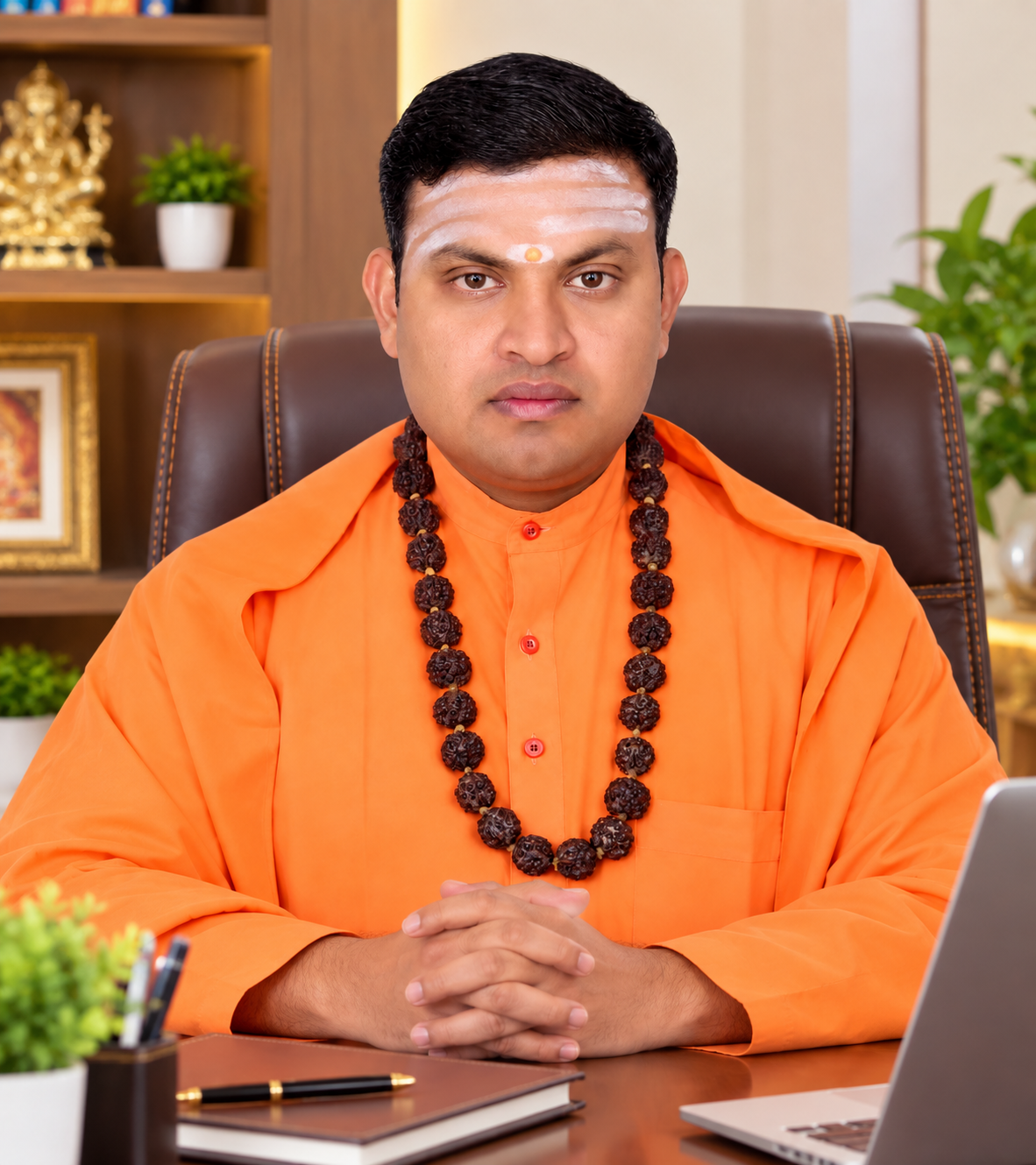 Official portrait — His Holiness Sri Somashekara Shivacharya Mahaswamiji, Sri Pushpagiri Mahasamsthan